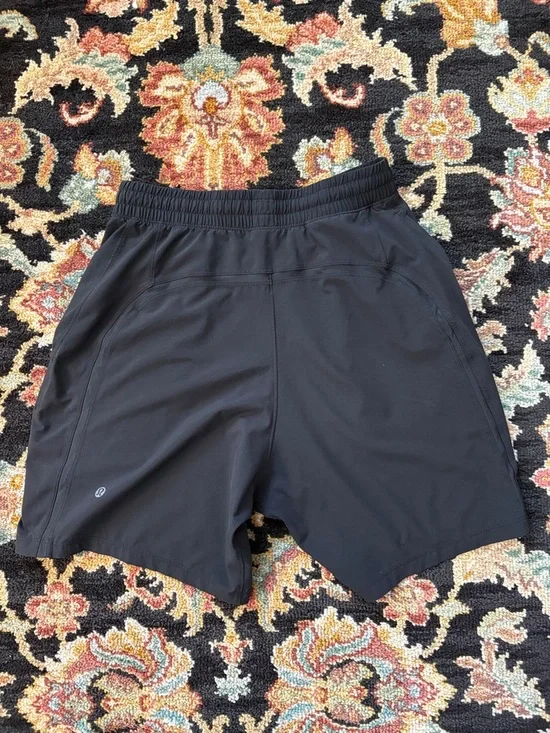 Lululemon Pace Breaker Black Shorts 7” unlined - Picture 2 of 7
